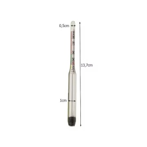 Alcoometru cu indicator al nivelului de alcool de la 0 la 96 de grade, 22.5 cm - Img 2