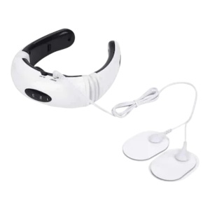 Aparat de masaj HX-5880 cu impulsuri electromagnetice pentru gat si spate, 2 electrozi corporali, 6 moduri de control