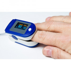 Aparat de masurare puls, Oximetru pentru deget cu display, Pulsoximetru, Masurare Saturatie Oxigen, Pentru Deget - Img 4