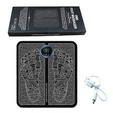 Aparat pentru masajul picioarelor EMS cu electrostimulare pentru imbunatatirea circulatiei, Foot Massager 070BSL - Img 2