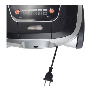 Aspirator Profesional cu sac HAUSBERG 2875NG, 2400 W, Nivel de zgomot 70dB, Capacitate 4L, Filtru De Aer Hepa Cu 5 Nivele, Lungime Cablu 5 M, Display Led, Furtun Rezistent, Negru/argintiu - Img 5