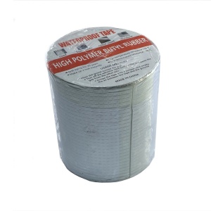 Banda etansare din folie de aluminiu, 10cm x 5m, rezistenta la apa, pentru repararea acoperisurilor - Img 3