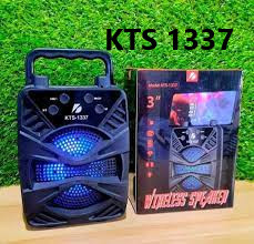 Boxa Cu Suport De Telefon , Audio Bluetooth 3″ KTS1337, LED, Radio FM, Suport MP3, USB si Card TF, Negru - Img 2