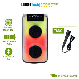 Boxa Portabila HF-4206 cu Bluetooth, Karaoke, Super Lumini Sound Jet,Microfon - Img 3
