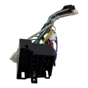 Cablu adaptor, mufa alimentare, conector Euro la ISO 16 pini, pentru navigatiile android, compatibil cu VW, Skoda, Seat, Opel, Peugeot, BMW, Citroen - Img 1