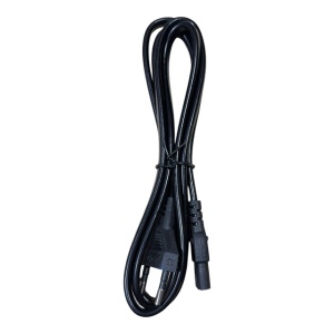 Cablu de alimentare standard, cu un conector de tip europlug la un capăt și un conector cu 2 pini la celălalt