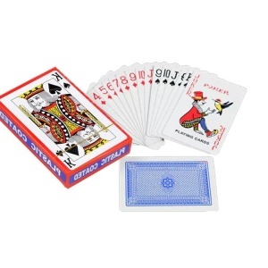 Carti de joc, plastic, 54 bucati