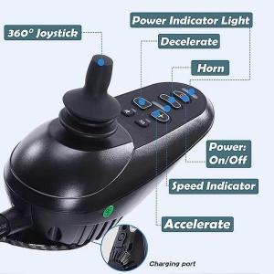 Carucior electric pliabil, cu doua motoare, greutate suportata pana la 150kg, Ideal pentru avion, Model Ek03, SCAUN ROTILE - Img 4