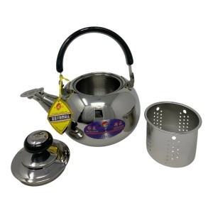 Ceainic din oțel inoxidabil cu capac și filtru interior de ceai detașabil, 0,9 litri - Img 2