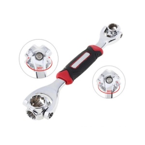Cheie Universala Doua Capete, Multifunctionala 48 in 1, de mare precizie, Rotire 360 grade, grad de inclinare de 45 grade - Img 2