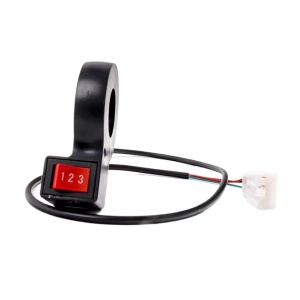 Comutator de ghidon 3 viteze pentru biciclete electrice, ATV-uri, motociclete, plastic si metal, instalare usoara