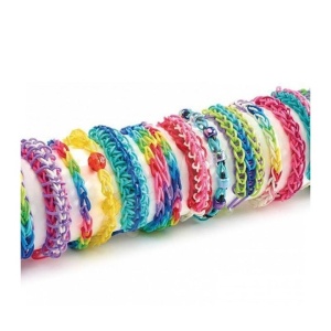 Elastice Rainbow Loom - Neon Mov - 300 buc - Img 2