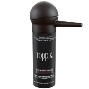 Fibre Pentru Par Rar, Brunet, Toppik 27.5g, Spray Aplicator - Img 2