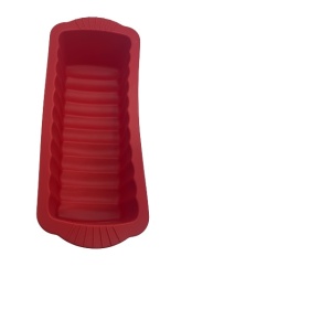 Forma de copt din silicon, cu nervuri, culoare rosie - Img 2