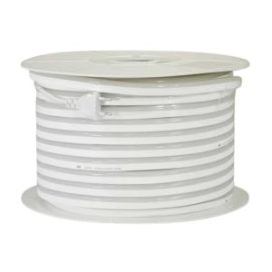 Furtun LED Neon Flex 220V, 8W/m, 100m, Lumina Alb Calda 2800K