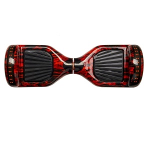 HoverBoard Rosu, Roti 6,5 inch, LED-uri