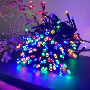 Instalatie pom craciun 240 led multicolor - Img 2