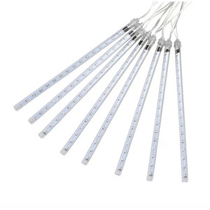 Instalație Tip Meteori, tub 30cm, 8 Tuburi ,Alb Rece, Interconectabil, Instalatie luminoasa cu 8 tuburi pentru sarbatori