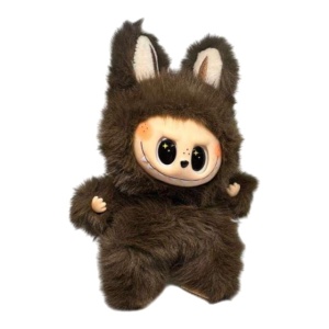 Jucarie de Plus Labubu - Pop Mart, 18cm, Maro