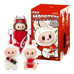 Jucarii plus copii Labubu Coca Cola Figurina The Monsters 20 cm - Img 3