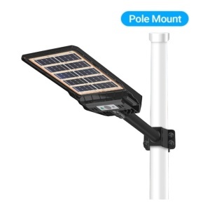 Lampă stradală cu inducție solară de 200 W, cu carcasă din ABS panou fotovoltaic, sursă de alimentare CC, grad de protecție IP65 - Img 2