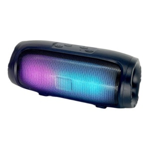 Mini difuzor wireless portabil Blue tooth, cu lumină LED RGB colorată CHARGE MINI 6 RGB BLUE