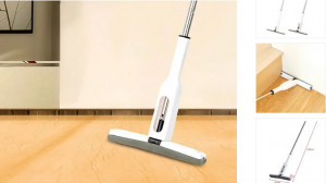 Mop Magic Cotton cu Sistem de Stoarcere Rapida, Perfect Pentru Toate Suprafetele si Spatiile Inguste - Img 3