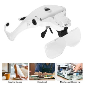 Ochelari cu Lupa si Led - 5 LUPE - Img 3