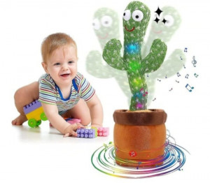 Oferta 2 Bucati x Jucărie Interactivă Pentru Copii, Cactus Dansator și Vorbitor - Img 2