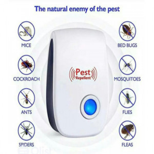 Pest Reject Repeller, Aparat anti rozatoare si insecte, Dispozitiv Ultrasonic antidaunatori - Img 1