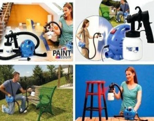 Pistol Pentru Vopsit si Zugravit, Set Complet Paint Zoom 650W - Img 5