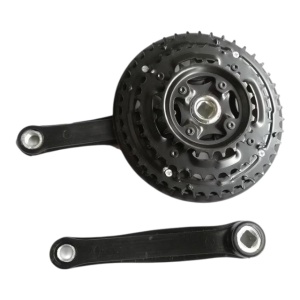 Placa angrenaj bicicleta plastic si metal, cu capac de protectie