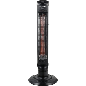 Radiator electric tip Turn Hausberg HB-8561NG, 1000W, 2 nivele de temperature, tub din fibra de carbon, siguranta pentru rasturnare, oscilatie, maner transport, Negru - Img 5