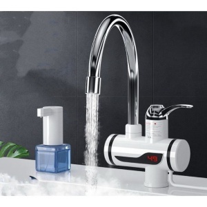 Robinet Electric instant cu afisaj, Putere 3KW, Apa Calda Instant, Debit 2L/min  - Img 2