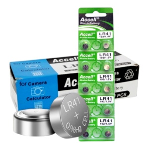 Set 10 baterii Accell AG3, LR41, G3, 192, GP92A, 392, SR41W - Img 2