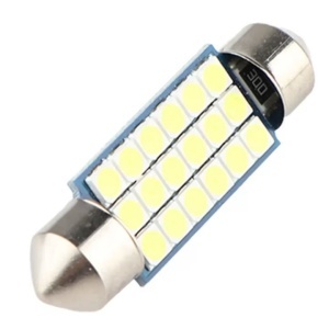 Set 2 Becuri auto LED, C5W Sofit, 18 LED SMD, Canbus fara eroare 39 mm, BZRSH - Img 3