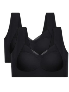 Set 2 bucati , Sutien - suport spate, fara sarma, marimea L