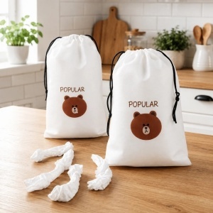 Set 500 Capace Alimentare Elastice Transparente – pentru Boluri și Recipiente - Img 2