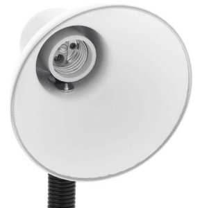 Set de 2 bucati Lampă de birou E27/E28 cu clemă pentru blatul biroului,ALB - Img 3