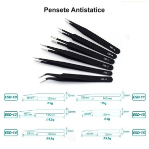 Set Pensete Fine Antistatic ESD 6Buc - Img 6