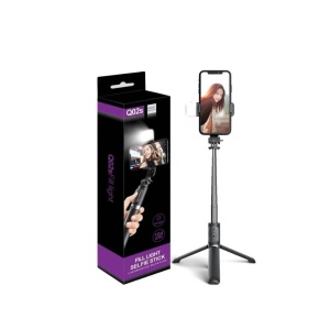 Stick selfie Bluetooth cu lumină de umplere și trepied, tijă selfie multifuncțională cu control wireless - Img 4
