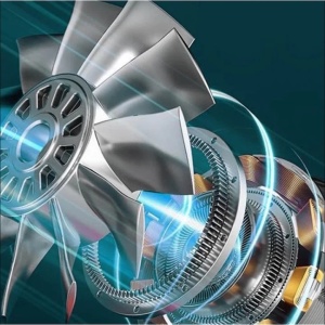 Suflanta Portabila cu Aer Turbo Jet, Putere 1000W, Acumulator 18V, Debit Reglabil, Viteza Aerului 45 m/s - Img 6