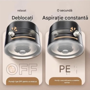 Suport magnetic nou pentru telefon cu aspiratie magnetica, pentru telefon cu aspiratie, suport magnetic pentru telefon pliabil si retractabil pe ambele parti, pentru toate telefoanele mobile (negru) - Img 3