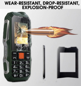 Telefon Militar, 2800 mAh , FM radio , Lanterna - Img 6