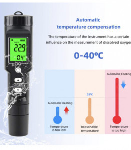 Tester de Calitate a Apei, Multifunctional, Pentru Testarea Calitatii Apei, Precizie Mare, Baterii Usor de Inlocuit, Display LCD HD, 7 Functii, Masoara valorile Apei Potabile, Apei din Piscina, Acvariu sau ale Apei folosite pentru Plante, 0700 - Img 5