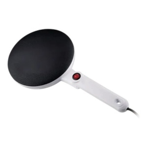 Tigaie pentru clatite design compact, suprafata antiaderenta, alb