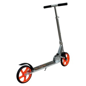 Trotineta cu roti mari, argintie - Img 2