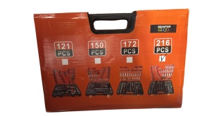 Trusa Profesionala Set 150 Piese ,Tubulare, Imbus, Chei fixe, Chei cu Clichet - Img 2