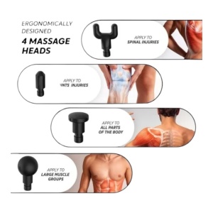 Aparat de Masaj Profesional Fascial Gun cu Vibromasaj, KH 320, Calitativ - Img 2
