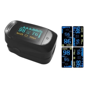 Aparat de masurare puls, Oximetru pentru deget cu display, Pulsoximetru, Masurare Saturatie Oxigen, Pentru Deget - Img 4